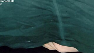 hey, watch this trans babe bounce on huge dildo riding to squirting orgasm?