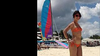 Beautiful Venezuelan Latina dancer performs gracefully