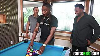 Cuckold Watches Hotwife Foursome BBC Gangbang