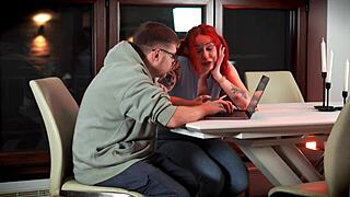 why skip class just to stroke and deepthroat my throbbing cock so good?