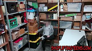 hey watch this blonde get spunked hard by security in hd fuck