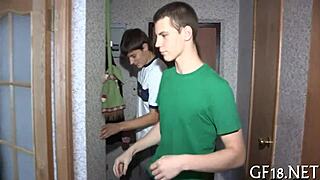 Teen slut sucks and jerks cock hard after rabbit toy play