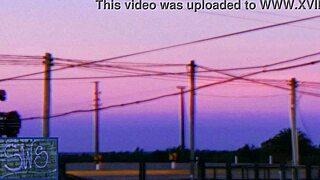 Mysterious stripper teases with ripped clothes dance