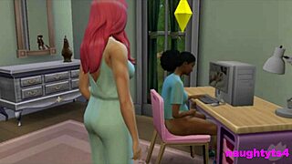 GIRL Catches Futa Masturbating! Gets BENT OVER ASSFUCKED PUNISHMENT Doggystyle!