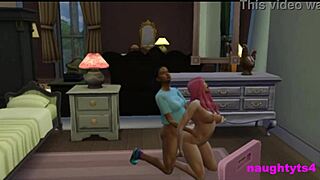 GIRL Catches Futa Masturbating! Gets BENT OVER ASSFUCKED PUNISHMENT Doggystyle!