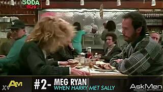 Four realistic celeb orgasms from Aniston, Berry, Ryan and Reid