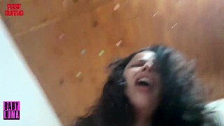 babyluna939 sucks dick for morning cum breakfast delight