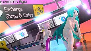 Hatsune Miku Rin and Luka tricolore full nude mod exposed