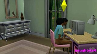 GIRL Catches Futa Masturbating! Gets BENT OVER ASSFUCKED PUNISHMENT Doggystyle!