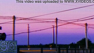 Mysterious stripper teases with ripped clothes dance