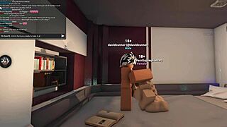 i stretch innocent roblox babe's pussy with giant cock first time