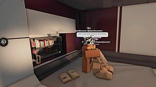 i stretch innocent roblox babe's pussy with giant cock first time