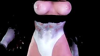 pretty trans teen 2b struts big cock toy suck compilation