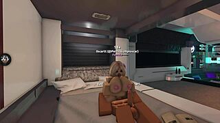 i stretch innocent roblox babe's pussy with giant cock first time