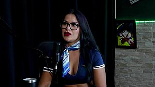 Dreamt of being a flight attendant but fired quick for plane fucks and wild flights