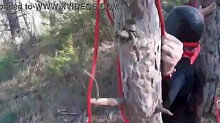 preview of milf gagged bound in heels stockings assfucked