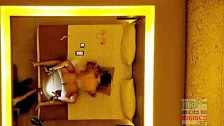 Curvy Latina Hotwife in Bunny Outfit Fucks Big Cock for Hubby