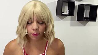 Chubby Latina Milf Twerks Huge Ass in Shorts Before Wild Cowgirl Anal Ride