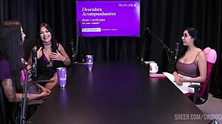 Heart racing watching sheer red outfits in renatinha melo wild cast compilation!