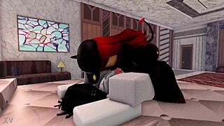 Bunny transsexual teases wildly before rough breeding on request