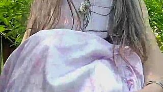 imagine her sundress teasing you outdoors in exotic session two