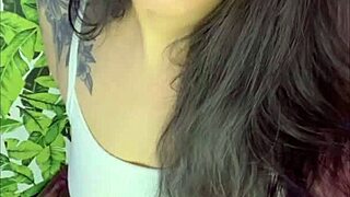 hey hot nerdy asian shakes big natural tits teases wet pussy and masturbates
