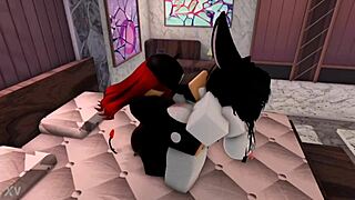 Bunny transsexual teases wildly before rough breeding on request