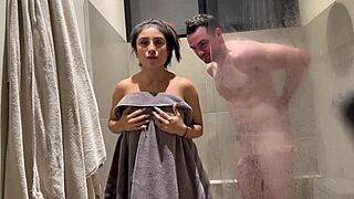 Peek behind scenes with petite Mexican stunner Sarah Rose