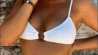 bikini girls on beach showing off real amateur curves and styles compilation