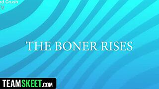 horny latinas shocked by rock hard cocks in hairy beaver ass domination pov