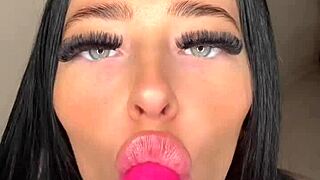 Experience horny british girlfriend's squirting solo webcam frenzy!