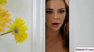 Big tits woman squirts wildly over young partner's face