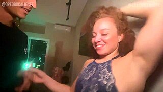 that redhead with the huge ass couldn't believe the massive facial load