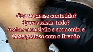 Muscular Brazilian Bodybuilder Bends Huge Ass for Domination Jerk-Off
