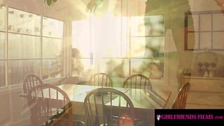 cheating wife screams for asian lover's tongue tribbing her tits and pussy in epic 69 snow session!