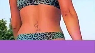 cutie model's huge ass begs for sexy pounding now