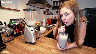 drunk anal piss milk spit banana enema ass-to-mouth frenzy explodes