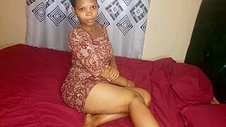playing with my big brown pussy in bed