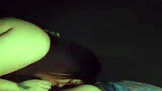 Mature wife sucks cock and rims ass hungrily