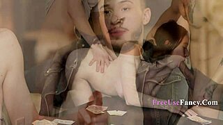 Teen Directs Clothed Parents Gangbang Friends CFNM