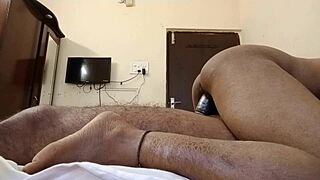 aunty's closeup passion ignites young desires fully