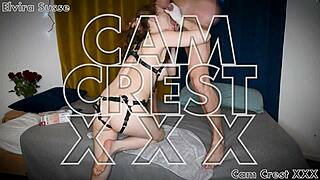 Petite Ukrainian redhead slave submits to mistress strapon tit fuck