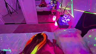 Busty Essie lures DJ to devour her soaked rave pussy