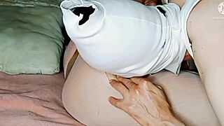 Arab Wife's Hard Pussy Sex Leads to Gushing Orgasm Creampie