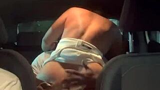 hot japanese tempts public uber ride fuck