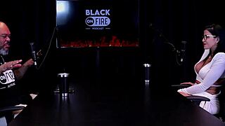 Leticia Braga shows client friend in sheer red panties takes it serious photos