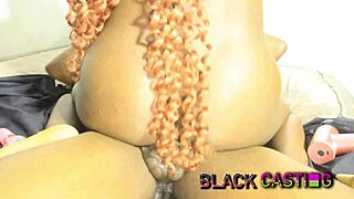 oh shit this skinny bitch rides bbc controlling every christmas thrust!