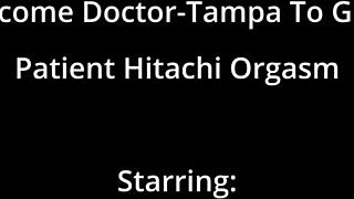 doctor tampa hits patient blaire celeste's shaved pussy with vibrator for screaming orgasm