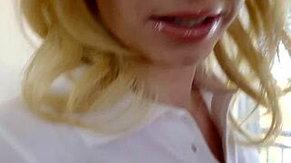 Gia Love's huge tits bounce in hardcore anal pounding