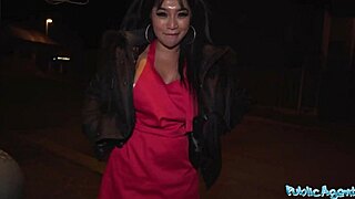 public agent seduces sexy asian big tits ass with monster cock pickup